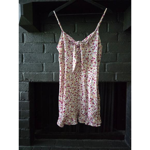 Cotton On Lightweight Sleeveless Floral Mini Dress size Large Womens - Picture 2 of 10